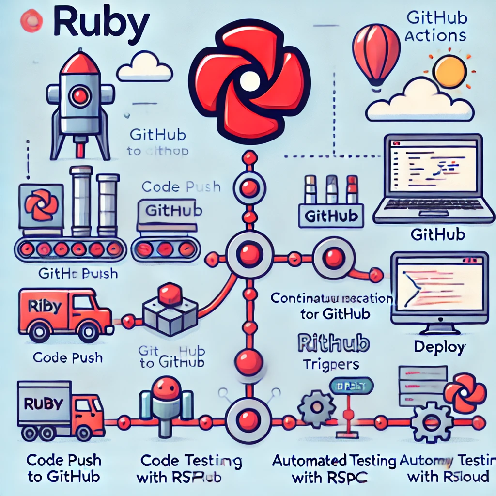 Implementing CI-CD Pipelines for Ruby with GitHub Actions